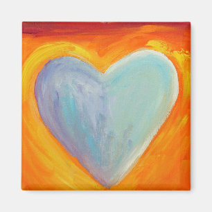 4 Liebe Herz Kunst Inspiration Kühlschrankmagnet Magnet