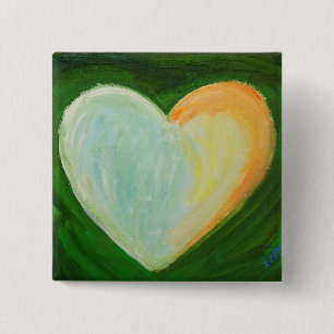 4 Liebe Hört Kunstmalerei Lapelstift oder Tasten Button