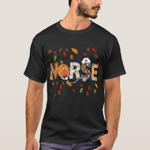 4 m85 Ahornblätterpilz Herbstflöten Dankbar N T-Shirt