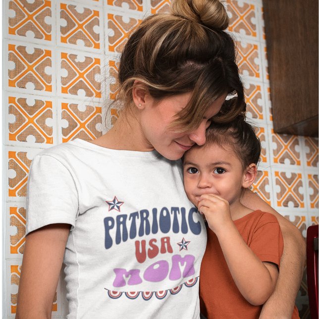 4. Mama Juli Shirt, Patriotisches Amrikanisches Ma T-Shirt (Von Creator hochgeladen)