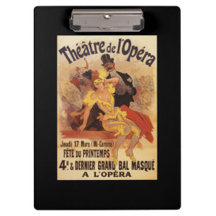 4. Maskenball im Theatre de l'Opera Klemmbrett