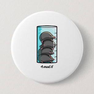 4 Moles Per Liter Chemie Science Joke Button