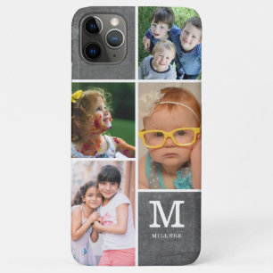 4 Monogramm-Namenskappe der Fotolage-Familie Case-Mate iPhone Hülle
