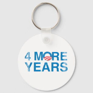 4-MORE-YEARS-OF-OBAMA Vintage.png Schlüsselanhänger