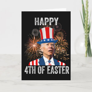 4. Ostern Lustig Happy 4. Juli Anti Joe Bid Karte