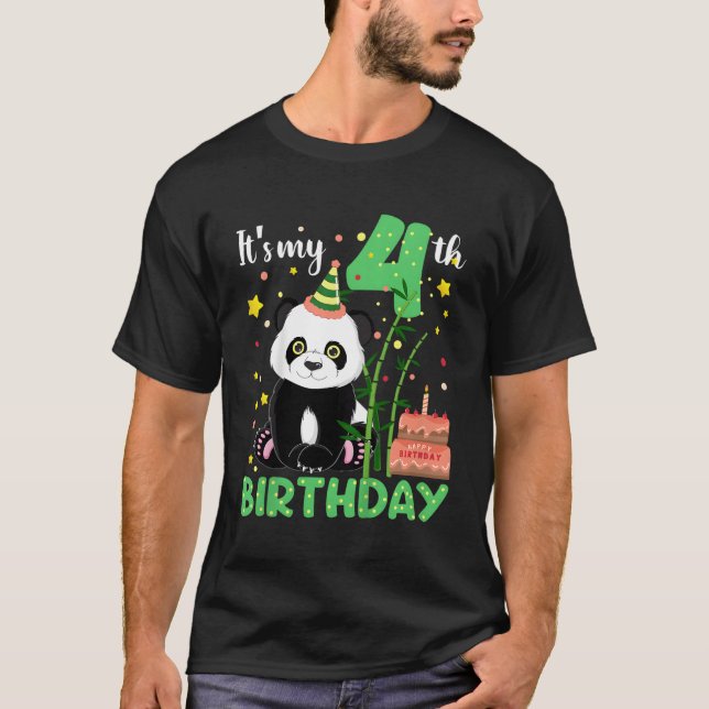 4 Panda 4th Panda T-Shirt (Vorderseite)