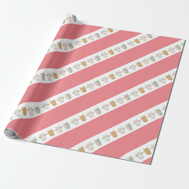 4 Pastelltücher Fliegendes Umschlagpapier Geschenkpapier (Ungerollt)