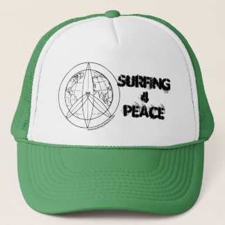 4 Peace Trucker Hat surfen Truckerkappe