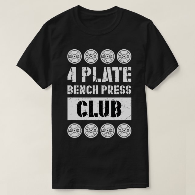 4 Plattenbänke Presseclub Powerlift Weichtliftin T-Shirt (Design vorne)