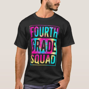 4. Platz Squad Gefärbte Krawatte 4. Platz Schüler T-Shirt