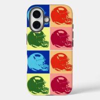4 Pop Art Football Helm