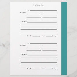 4 pro Seite - Aquamarine, zweiseitige rezeptpflich