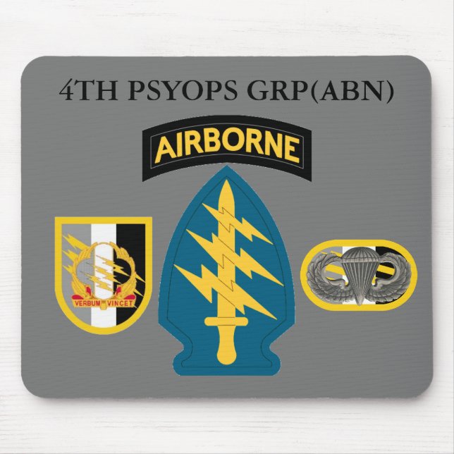 4. PSYOPS-GRUPPE (ABN)  MOUSEPAD (Vorne)