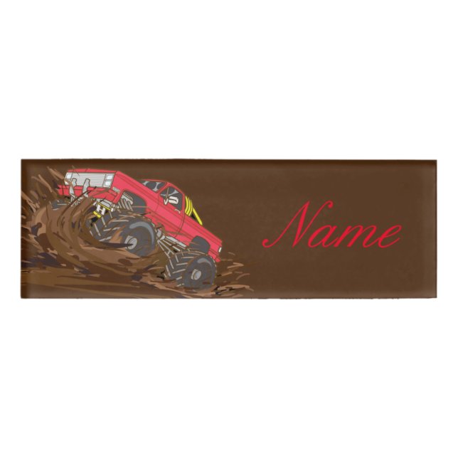 4-Rad-Schlammkahn Thunder_Cove Namenschild (Vorderseite)
