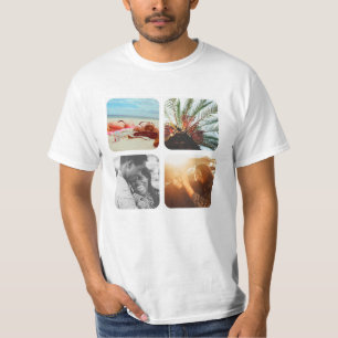 4 Rundrahmen für Fotomodellflächen T-Shirt