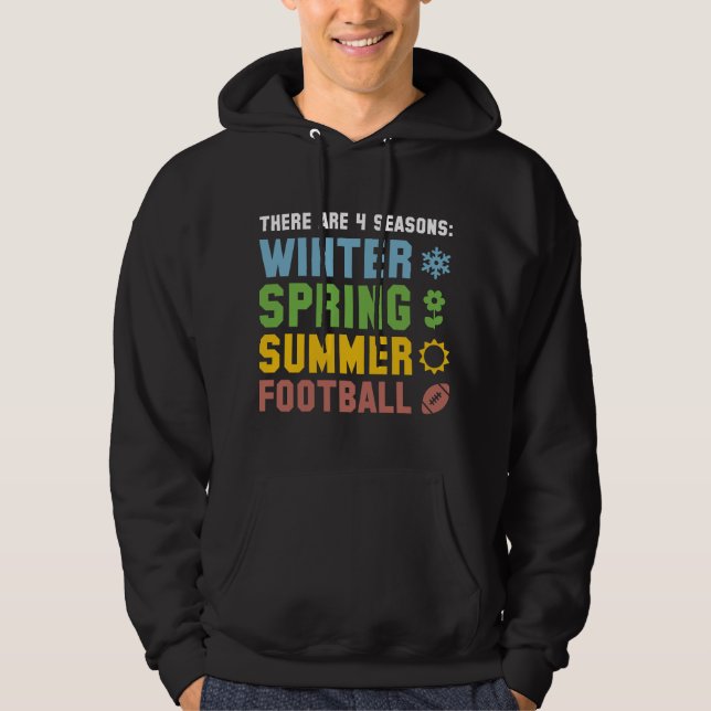 4 Saisons Fußball Hoodie (Vorderseite)