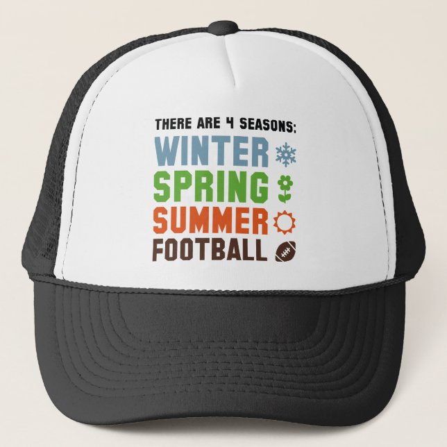 4 Saisons Fußball Truckerkappe (Vorderseite)