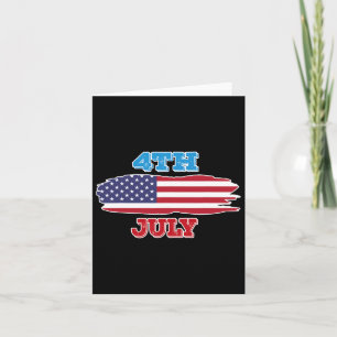 4 Shirt Amerikanische Unabhängigkeitstag American Karte