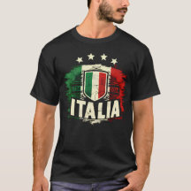 4 Sterne Italia mit italienischer Flagge in Not Re