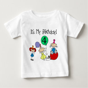 4. Stick Kids Party Geburtstagsgeschenke und Gesch Baby T-shirt