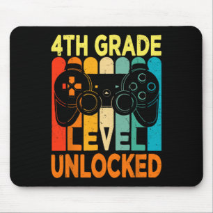 4. Stufe Entsperrtes Videospiel zurück zur Schule Mousepad