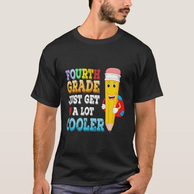 4. Stufe Got einfach viel Cooler zurück zur Schule T-Shirt (Vorderseite)