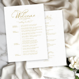 4-Tage-Hochzeitswochenende-Reiseplan Elegante Schr