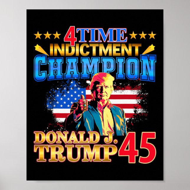 4 Time Indication Champion Champ Not Guilty 2024 Poster (Vorne)