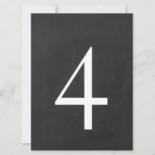 4 Tischnummer 6,5 x 8,75
