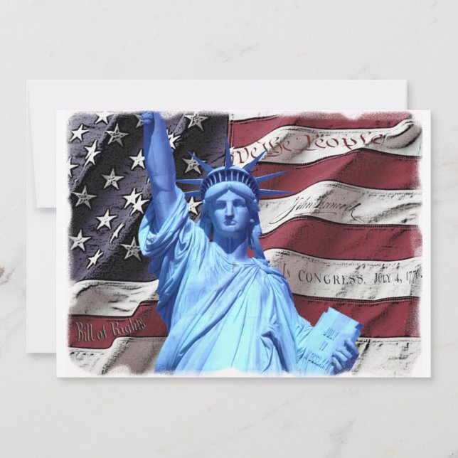 4. von Juli-Einladung Einladung (Vorderseite)