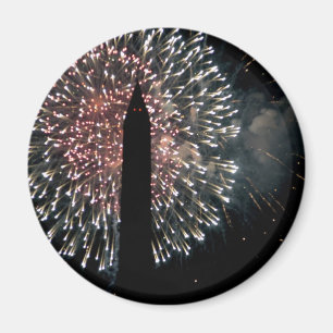 4. von Juli-Feuerwerks-Washington-Monument Magnet