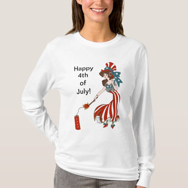 4. von Juli-Shirt T-Shirt (Vorderseite)