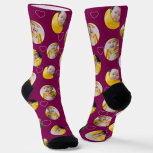 4 Vorlage für Fotocollage macht Ihren Spaß Socken