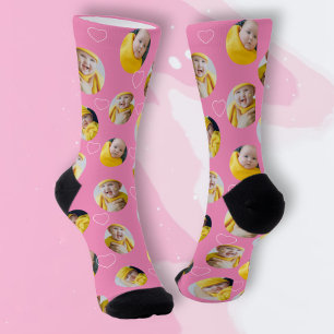 4 Vorlage für Fotocollage macht Ihren Spaß Socken