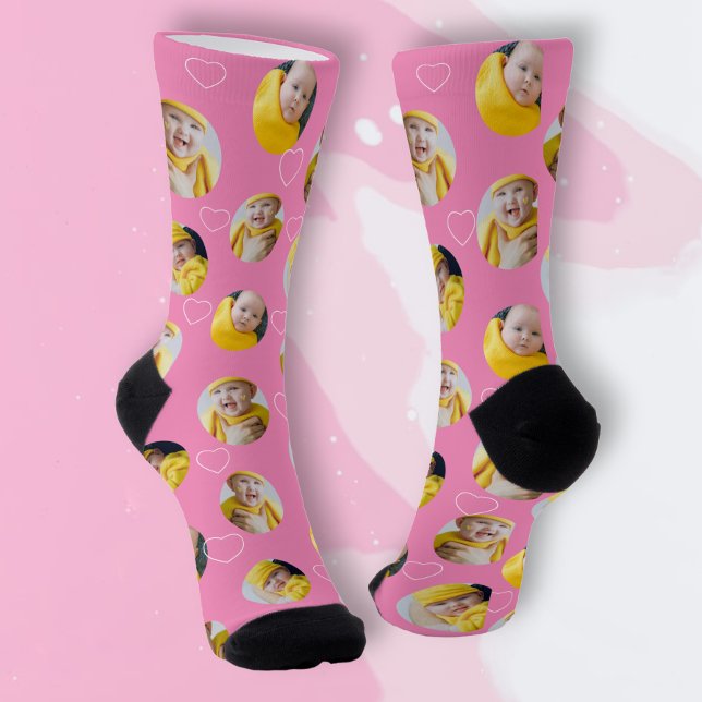 4 Vorlage für Fotocollage macht Ihren Spaß Socken (Von Creator hochgeladen)