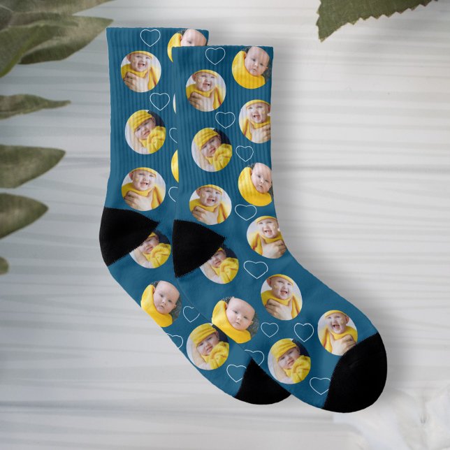 4 Vorlage für Fotocollage macht Ihren Spaß Socken (Von Creator hochgeladen)