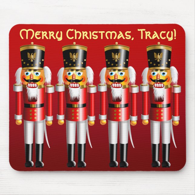 4 Weihnachtsnussknacker Mousepad (Vorne)