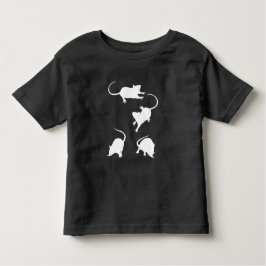 4 weißer Mäuse T - Shirt