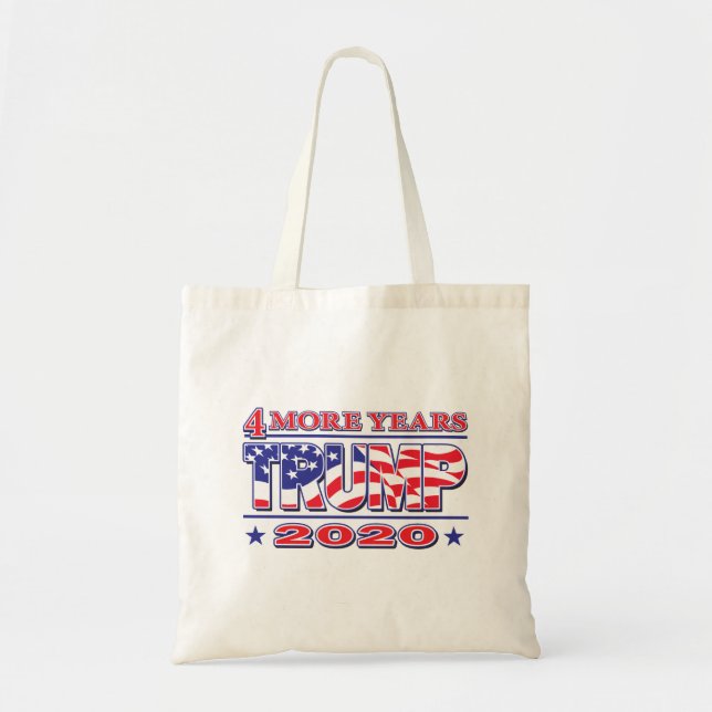 4 Weitere Jahre Trump 2020 Tragetasche (Vorne)