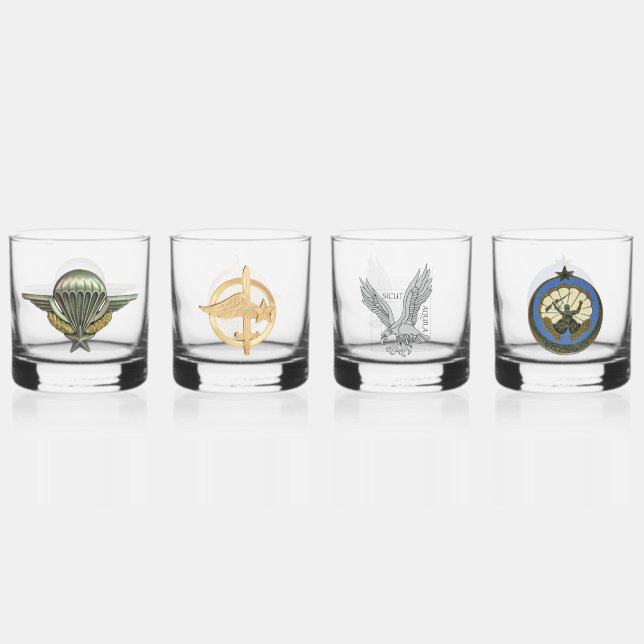 4 Whiskygläser Whiskyglas (Vorderseite)