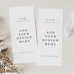 4"x9" Menü Programmkarten Drucken Menükarte