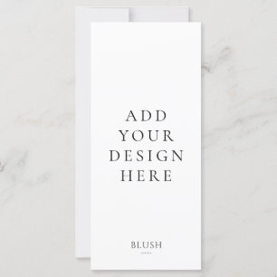 4"x9" Programmkartendruck