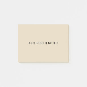 4 x 3 kundenspezifische Post-Itanmerkungen Post-it Klebezettel