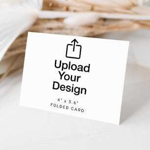 4" x 5,6" Faltschachtel Danke Karten