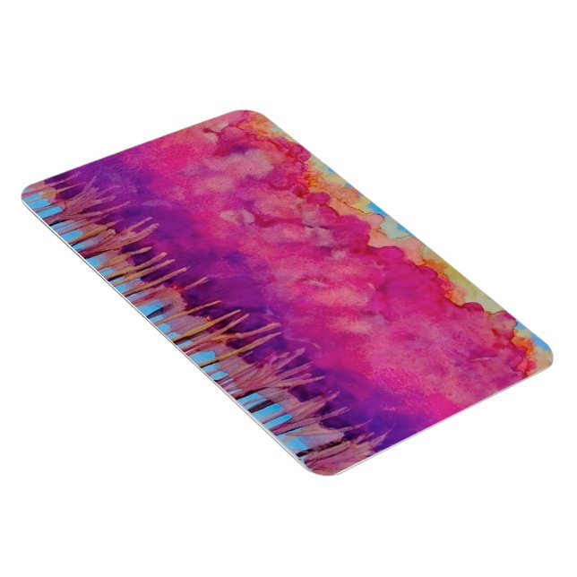 4 x 6 Aquarellbaum-"Blütenbaum"-Reihe, Magnet (Rechte Seite)