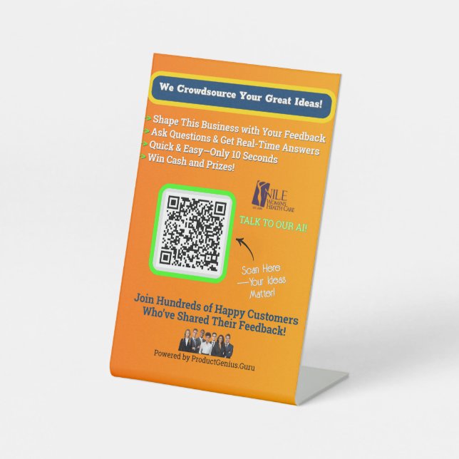 4 X 6 Fensterklammer Sockelschild (Vorderseite)