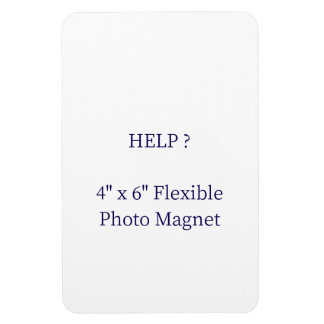 4" x 6" flexibler Fotomagnet Magnet