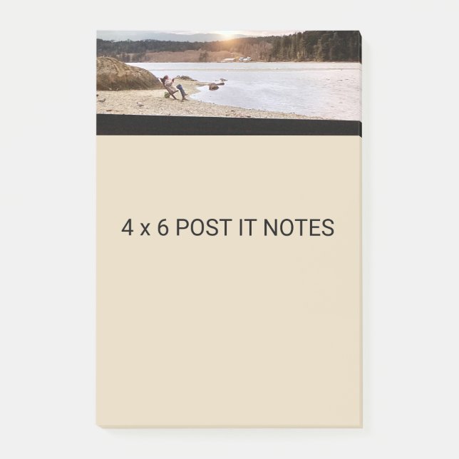 4 x 6 Zoll Beitrag Post-it Klebezettel (Vorderseite)