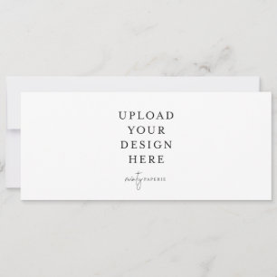 4" x 9,5" Schmale Einladung - Landschaft