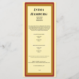 4" x 9" Flachprogrammbereich Programm